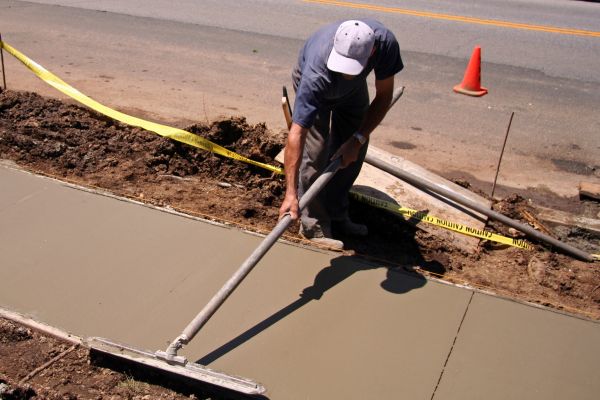 Sidewalk Cementing in Gainesville