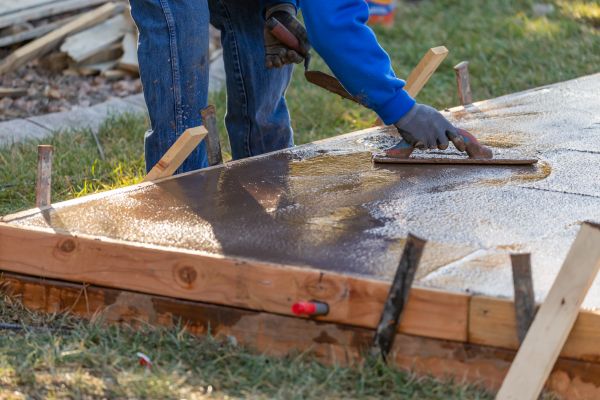 Patio Slab Construction in Gainesville