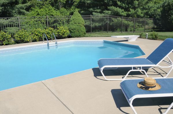 Poolside Concrete Installation in Gainesville
