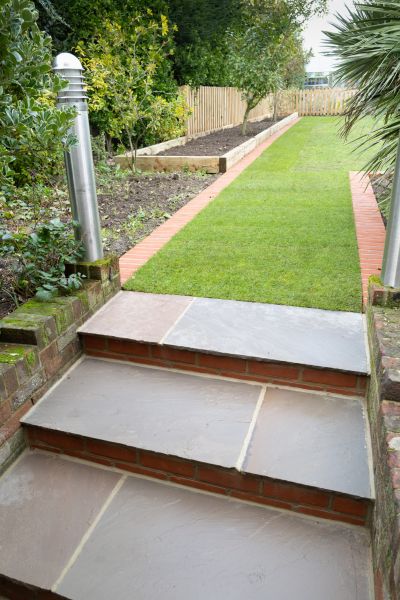 Backyard Steps Installation in Gainesville